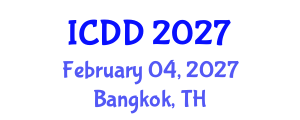International Conference on Disability and Diversity (ICDD) February 04, 2027 - Bangkok, Thailand International Conference on Disability and Diversity (ICDD) February 04, 2027 - Bangkok, Thailand