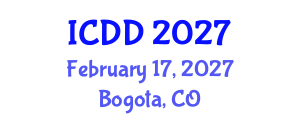 International Conference on Disability and Diversity (ICDD) February 17, 2027 - Bogota, Colombia International Conference on Disability and Diversity (ICDD) February 17, 2027 - Bogota, Colombia
