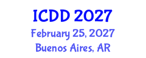 International Conference on Disability and Diversity (ICDD) February 25, 2027 - Buenos Aires, Argentina International Conference on Disability and Diversity (ICDD) February 25, 2027 - Buenos Aires, Argentina