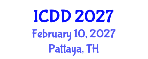 International Conference on Disability and Diversity (ICDD) February 10, 2027 - Pattaya, Thailand International Conference on Disability and Diversity (ICDD) February 10, 2027 - Pattaya, Thailand