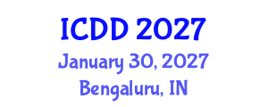 International Conference on Disability and Diversity (ICDD) January 30, 2027 - Bengaluru, India International Conference on Disability and Diversity (ICDD) January 30, 2027 - Bengaluru, India