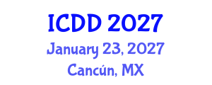 International Conference on Disability and Diversity (ICDD) January 23, 2027 - Cancún, Mexico