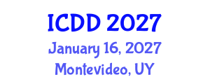 International Conference on Disability and Diversity (ICDD) January 16, 2027 - Montevideo, Uruguay International Conference on Disability and Diversity (ICDD) January 16, 2027 - Montevideo, Uruguay