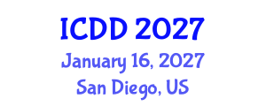 International Conference on Disability and Diversity (ICDD) January 16, 2027 - San Diego, United States International Conference on Disability and Diversity (ICDD) January 16, 2027 - San Diego, United States