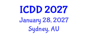 International Conference on Disability and Diversity (ICDD) January 28, 2027 - Sydney, Australia International Conference on Disability and Diversity (ICDD) January 28, 2027 - Sydney, Australia