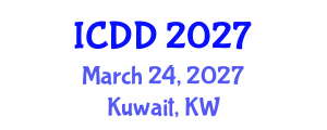 International Conference on Disability and Diversity (ICDD) March 24, 2027 - Kuwait, Kuwait International Conference on Disability and Diversity (ICDD) March 24, 2027 - Kuwait, Kuwait