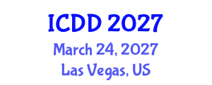 International Conference on Disability and Diversity (ICDD) March 24, 2027 - Las Vegas, United States