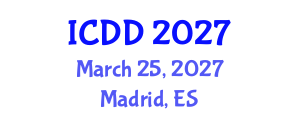 International Conference on Disability and Diversity (ICDD) March 25, 2027 - Madrid, Spain International Conference on Disability and Diversity (ICDD) March 25, 2027 - Madrid, Spain