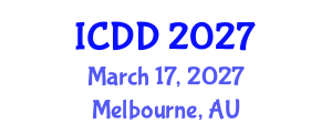 International Conference on Disability and Diversity (ICDD) March 17, 2027 - Melbourne, Australia International Conference on Disability and Diversity (ICDD) March 17, 2027 - Melbourne, Australia