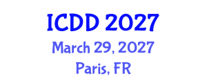International Conference on Disability and Diversity (ICDD) March 29, 2027 - Paris, France International Conference on Disability and Diversity (ICDD) March 29, 2027 - Paris, France