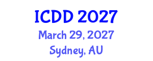 International Conference on Disability and Diversity (ICDD) March 29, 2027 - Sydney, Australia International Conference on Disability and Diversity (ICDD) March 29, 2027 - Sydney, Australia