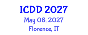 International Conference on Disability and Diversity (ICDD) May 08, 2027 - Florence, Italy International Conference on Disability and Diversity (ICDD) May 08, 2027 - Florence, Italy