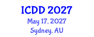 International Conference on Disability and Diversity (ICDD) May 17, 2027 - Sydney, Australia International Conference on Disability and Diversity (ICDD) May 17, 2027 - Sydney, Australia
