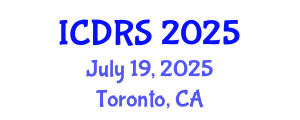 International Conference on Disability and Rehabilitation Sciences (ICDRS) July 19, 2025 - Toronto, Canada