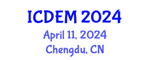 International Conference on Disaster and Emergency Management (ICDEM) April 11, 2024 - Chengdu, China