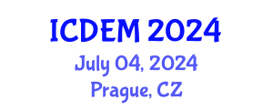 International Conference on Disaster and Emergency Management (ICDEM) July 04, 2024 - Prague, Czechia