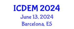 International Conference on Disaster and Emergency Management (ICDEM) June 13, 2024 - Barcelona, Spain