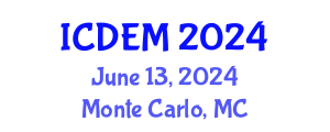 International Conference on Disaster and Emergency Management (ICDEM) June 13, 2024 - Monte Carlo, Monaco