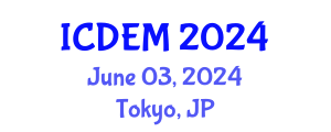 International Conference on Disaster and Emergency Management (ICDEM) June 03, 2024 - Tokyo, Japan