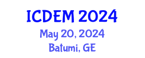 International Conference on Disaster and Emergency Management (ICDEM) May 20, 2024 - Batumi, Georgia