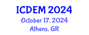 International Conference on Disaster and Emergency Management (ICDEM) October 17, 2024 - Athens, Greece