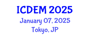 International Conference on Disaster and Emergency Management (ICDEM) January 07, 2025 - Tokyo, Japan