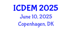 International Conference on Disaster and Emergency Management (ICDEM) June 10, 2025 - Copenhagen, Denmark