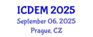 International Conference on Disaster and Emergency Management (ICDEM) September 06, 2025 - Prague, Czechia