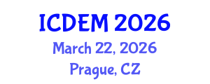 International Conference on Disaster and Emergency Management (ICDEM) March 22, 2026 - Prague, Czechia