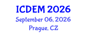 International Conference on Disaster and Emergency Management (ICDEM) September 06, 2026 - Prague, Czechia International Conference on Disaster and Emergency Management (ICDEM) September 06, 2026 - Prague, Czechia