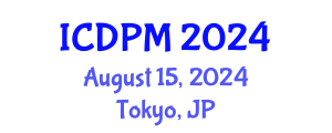 International Conference on Disaster Prevention and Mitigation (ICDPM) August 15, 2024 - Tokyo, Japan
