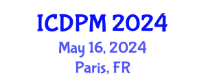 International Conference on Disaster Prevention and Mitigation (ICDPM) May 16, 2024 - Paris, France