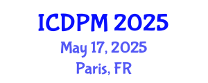 International Conference on Disaster Prevention and Mitigation (ICDPM) May 17, 2025 - Paris, France