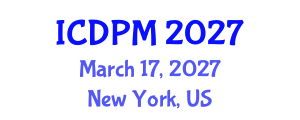 International Conference on Disaster Prevention and Mitigation (ICDPM) March 17, 2027 - New York, United States International Conference on Disaster Prevention and Mitigation (ICDPM) March 17, 2027 - New York, United States
