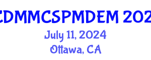 International Conference on Discrete Multiphysics, Modelling Complex Systems with Particle Methods and Discrete Element Method (ICDMMCSPMDEM) July 11, 2024 - Ottawa, Canada