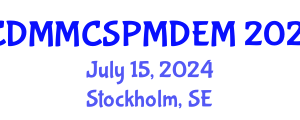International Conference on Discrete Multiphysics, Modelling Complex Systems with Particle Methods and Discrete Element Method (ICDMMCSPMDEM) July 15, 2024 - Stockholm, Sweden