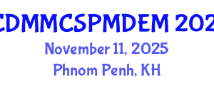 International Conference on Discrete Multiphysics, Modelling Complex Systems with Particle Methods and Discrete Element Method (ICDMMCSPMDEM) November 11, 2025 - Phnom Penh, Cambodia