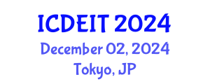 International Conference on Distance Education and Instructional Technology (ICDEIT) December 02, 2024 - Tokyo, Japan