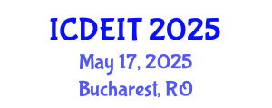 International Conference on Distance Education and Instructional Technology (ICDEIT) May 17, 2025 - Bucharest, Romania