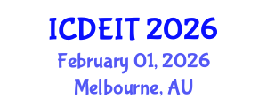 International Conference on Distance Education and Instructional Technology (ICDEIT) February 01, 2026 - Melbourne, Australia