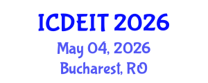 International Conference on Distance Education and Instructional Technology (ICDEIT) May 04, 2026 - Bucharest, Romania International Conference on Distance Education and Instructional Technology (ICDEIT) May 04, 2026 - Bucharest, Romania