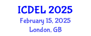 International Conference on Distance Education and Learning (ICDEL) February 15, 2025 - London, United Kingdom