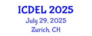 International Conference on Distance Education and Learning (ICDEL) July 29, 2025 - Zurich, Switzerland
