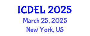 International Conference on Distance Education and Learning (ICDEL) March 25, 2025 - New York, United States