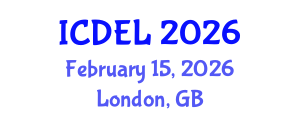 International Conference on Distance Education and Learning (ICDEL) February 15, 2026 - London, United Kingdom