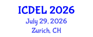 International Conference on Distance Education and Learning (ICDEL) July 29, 2026 - Zurich, Switzerland