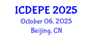 International Conference on Distance Education and Primary Education (ICDEPE) October 06, 2025 - Beijing, China
