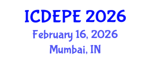 International Conference on Distance Education and Primary Education (ICDEPE) February 16, 2026 - Mumbai, India International Conference on Distance Education and Primary Education (ICDEPE) February 16, 2026 - Mumbai, India