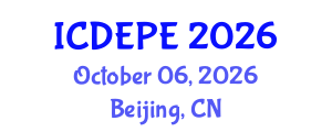 International Conference on Distance Education and Primary Education (ICDEPE) October 06, 2026 - Beijing, China