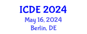 International Conference on Distance Education (ICDE) May 16, 2024 - Berlin, Germany